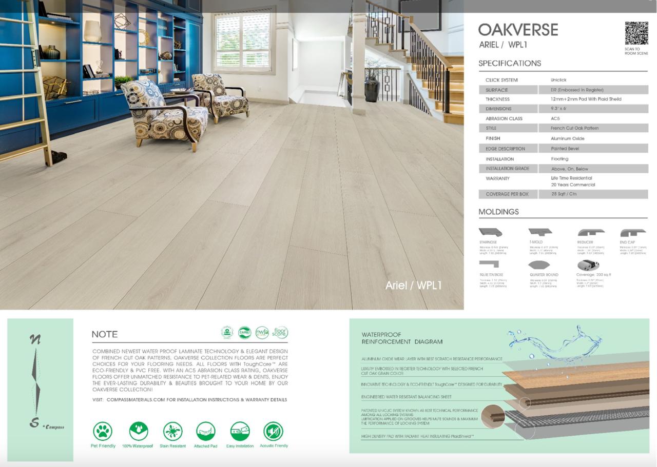 OAK VERSE - Ariel-WPL1 - Laminate