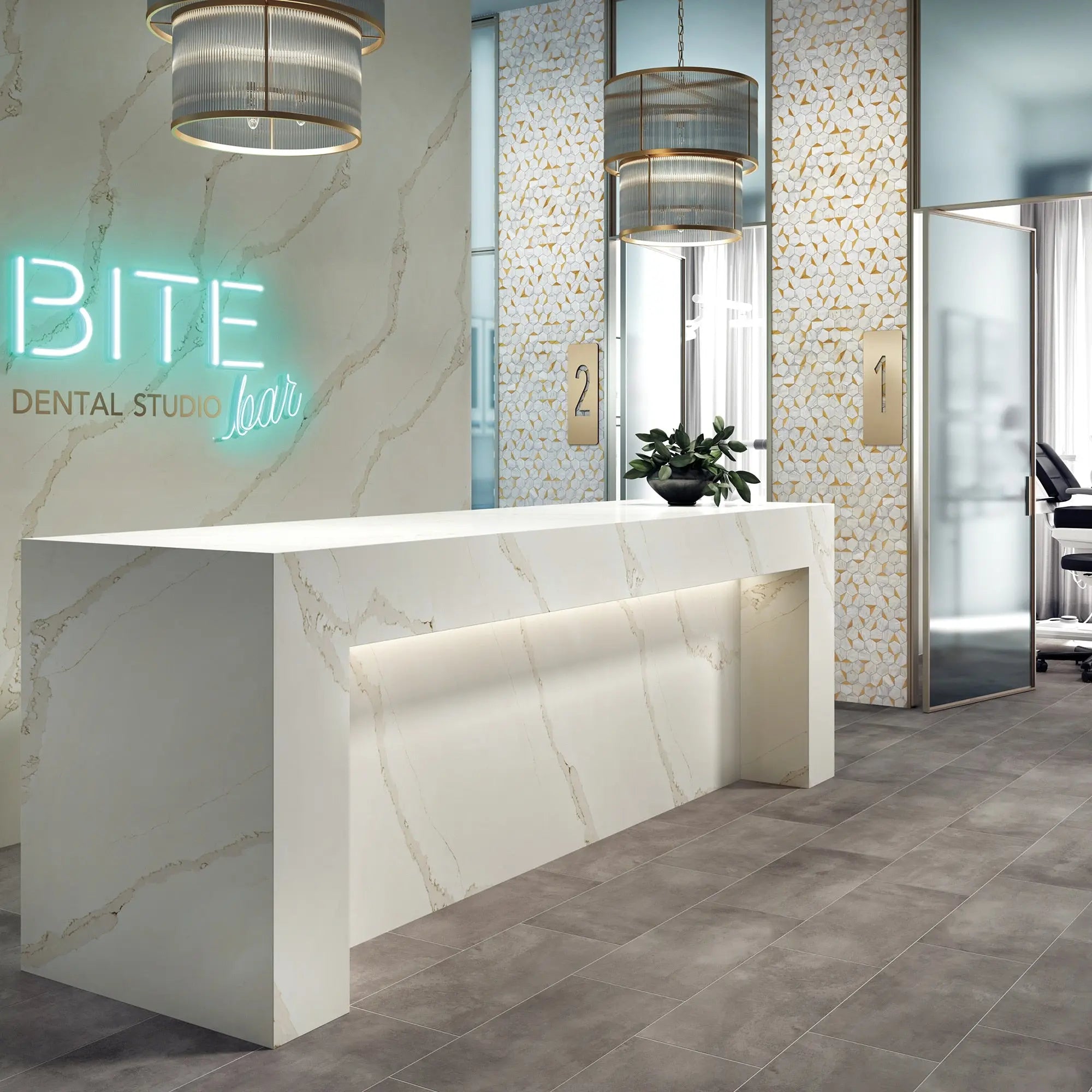 One Quartz Surfaces - Marble Look - Countertops Daltile
