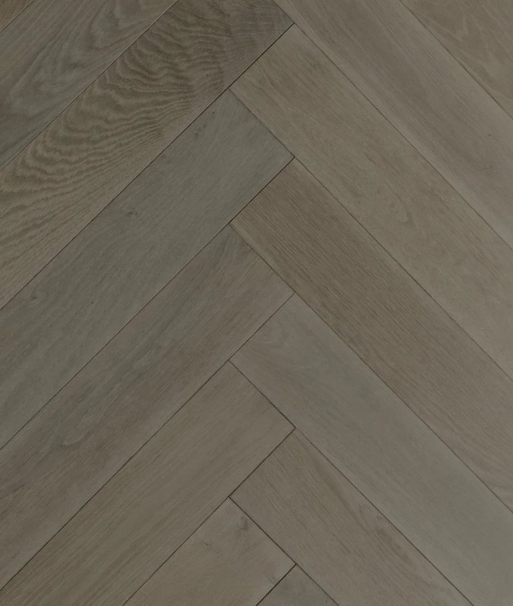 Cremona Exotic Herringbone - Positano European Oak - Engineered Hardwood Villagio Floors