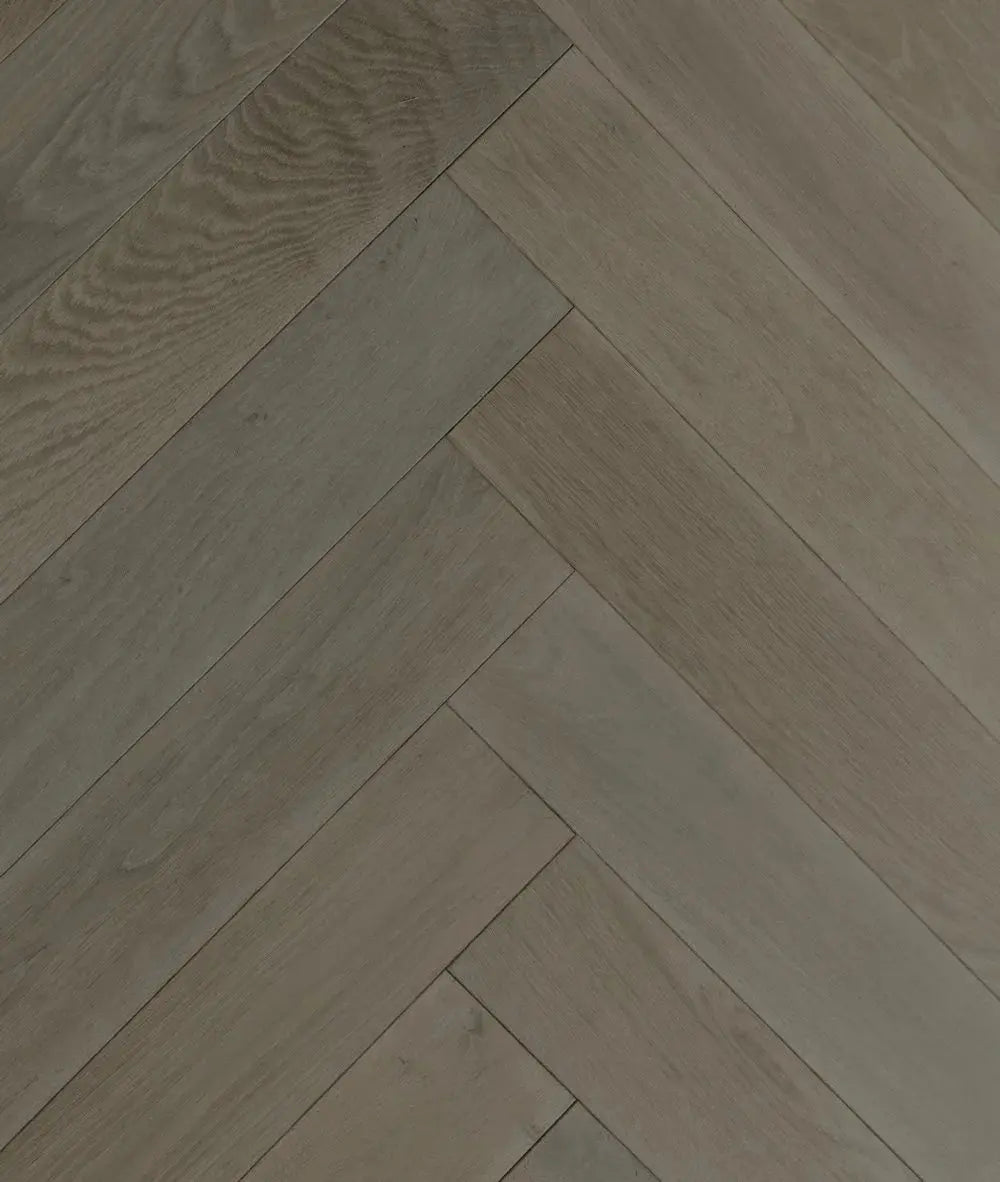Cremona Exotic Herringbone - Positano European Oak - Engineered Hardwood Villagio Floors