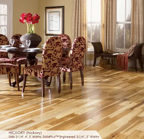 Character - Hickory Natural - Engineered Hardwood Somerset Hardwood Flooring