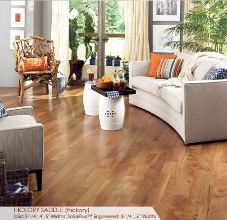 Character - Hickory Saddle - Engineered Hardwood Somerset Hardwood Flooring