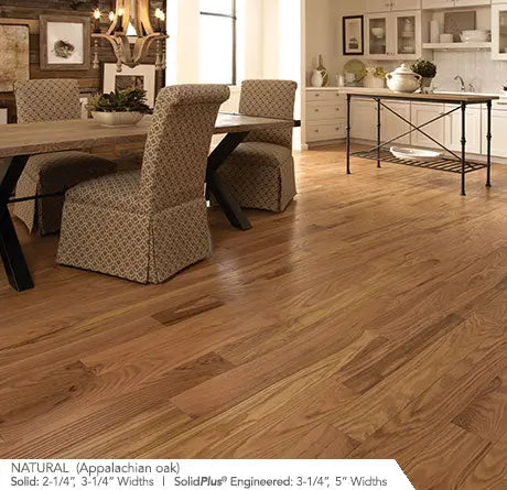 Classic - Natural Red Oak - Solid Hardwood Somerset Hardwood Flooring