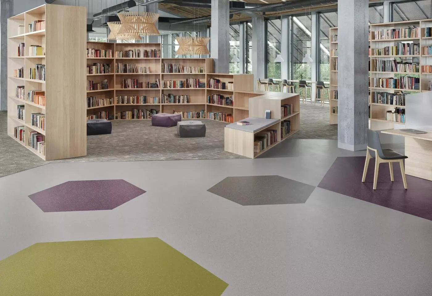 Johnsonite Color Splash - Rubber Tile Tarkett Commercial