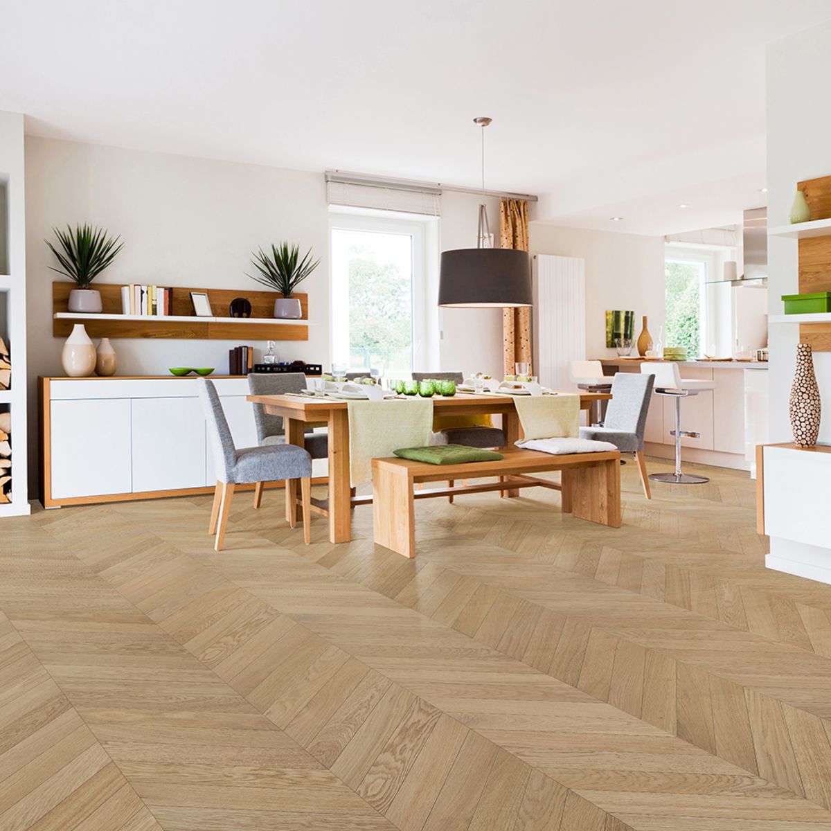Great Ocean 3 5/8" - Infinity Herringbone - Engineered Hardwood