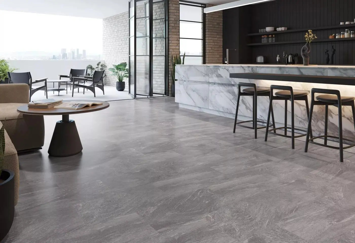 iD Latitude Stone & Concrete - LVT Tarkett Commercial