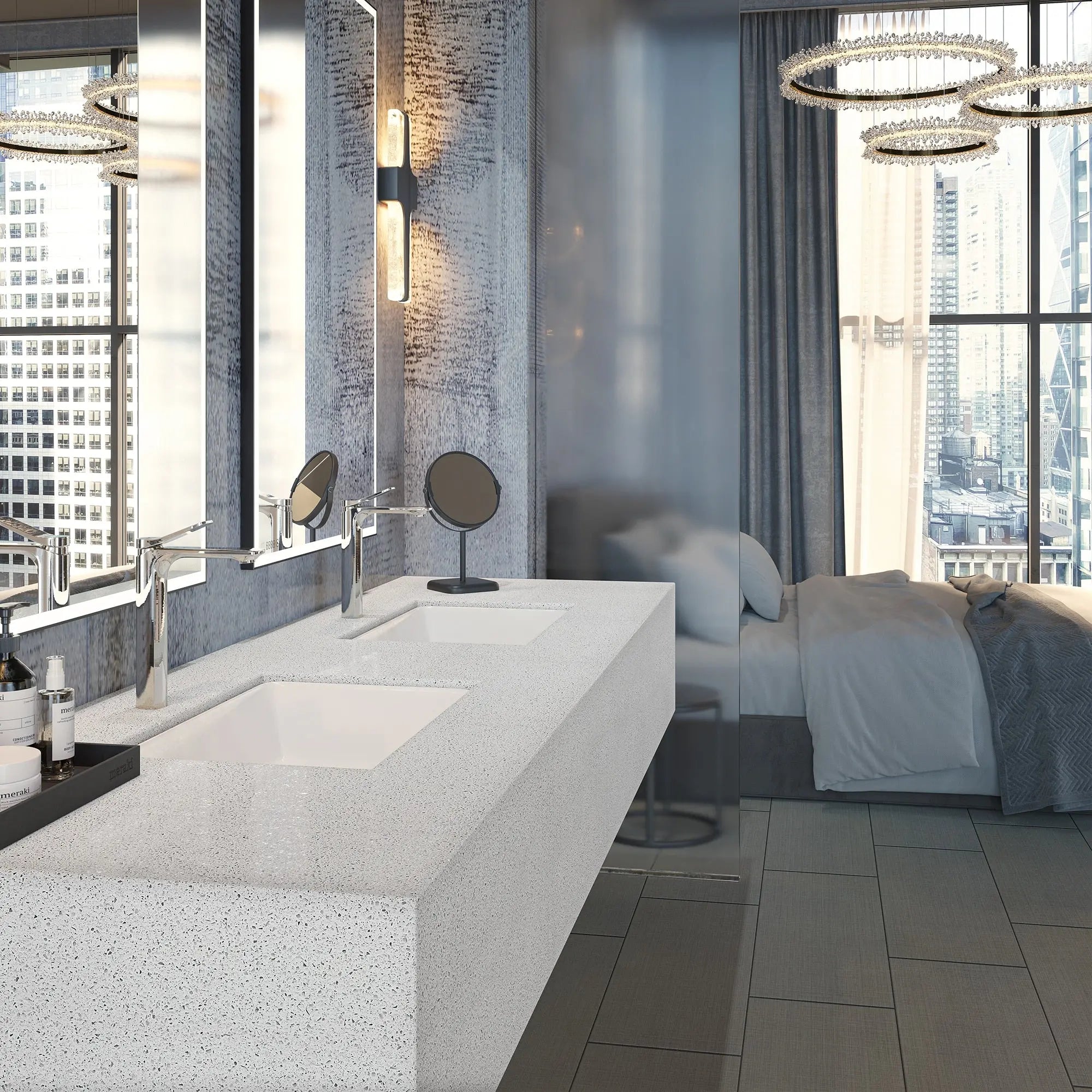 ONE Quartz - Monochromatic Look - Fresh Linen daltile