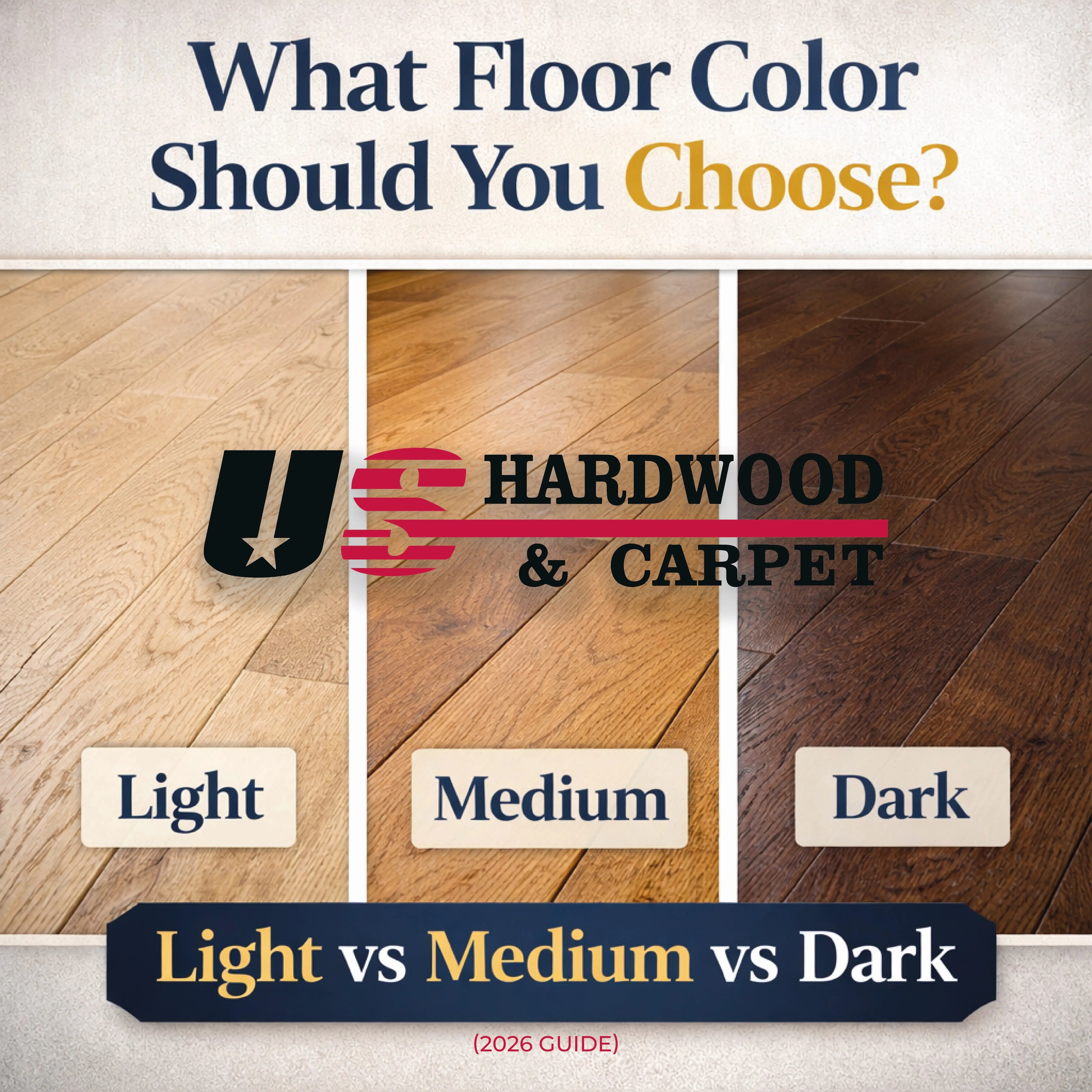 What Color Flooring Should You Choose? (Complete Guide 2026) US Hardwood & Carpet Inc