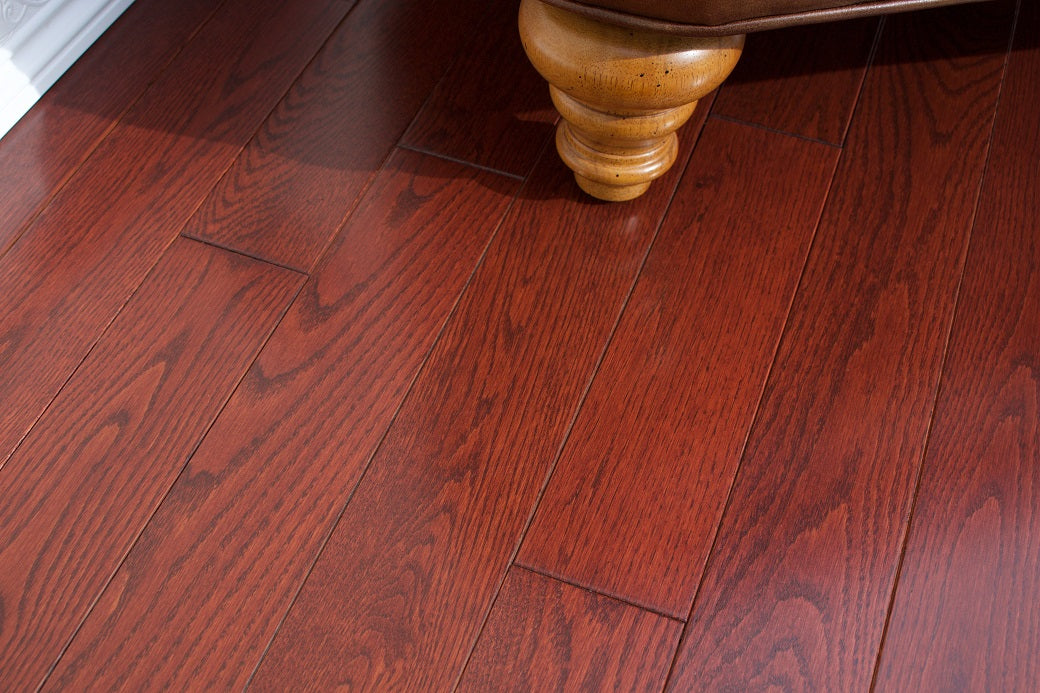 Classic Collection - Red Oak Cranberry - Solid Hardwood