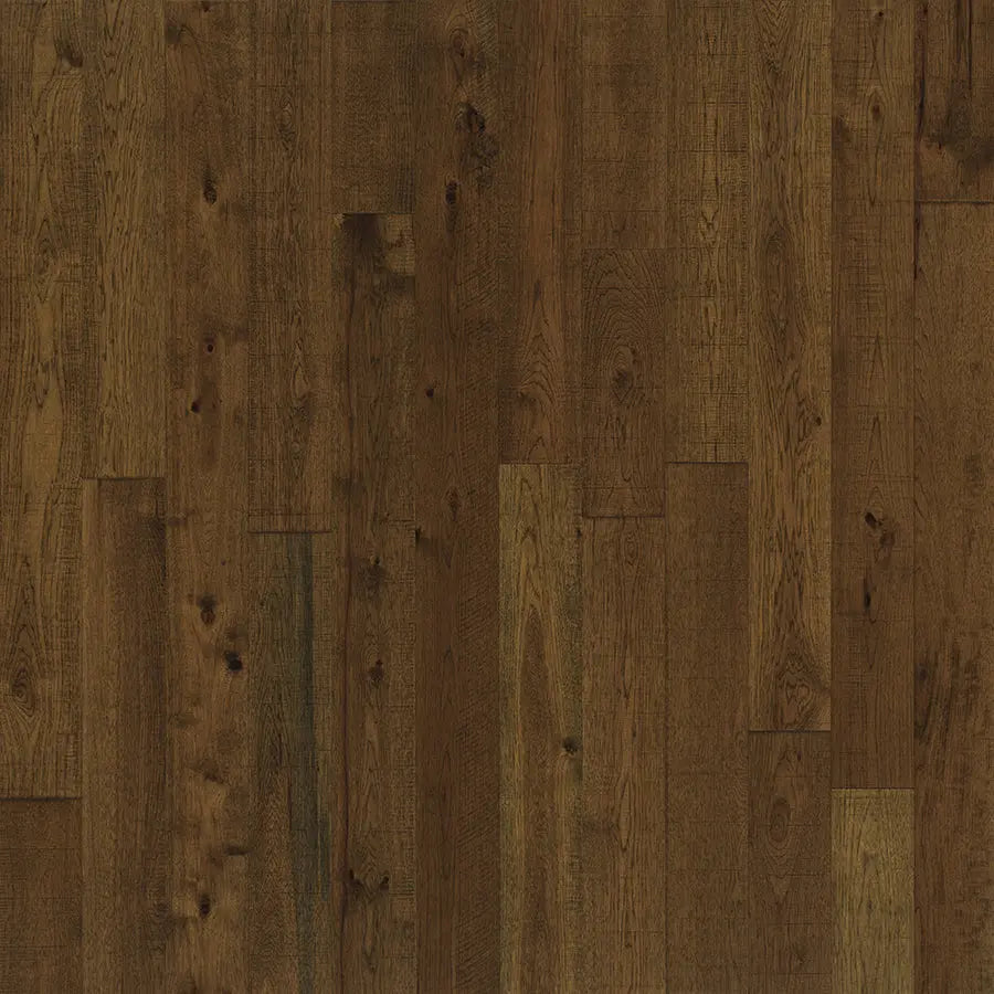 Big D Hallmark Floors Grain & Saw- Larsson Hickory- Engineered Hardwood