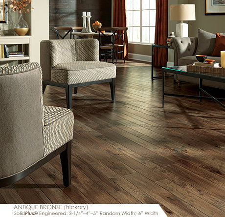 Hand Crafted - Antique Bronze -  Engineered Hardwood