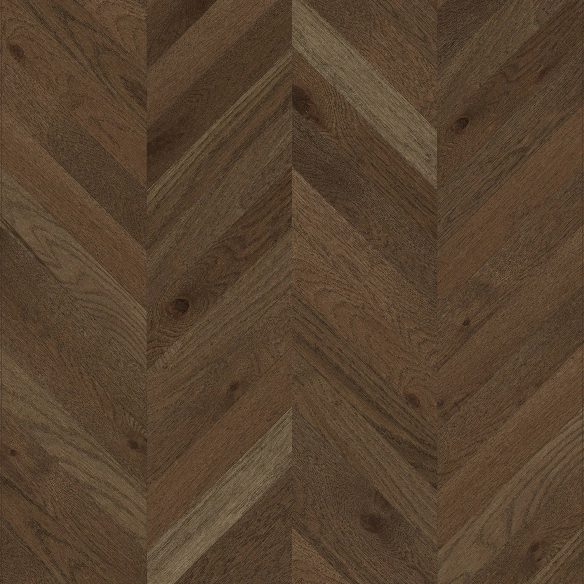 Chevron - White Oak Sailing Stone - Engineered Hardwood