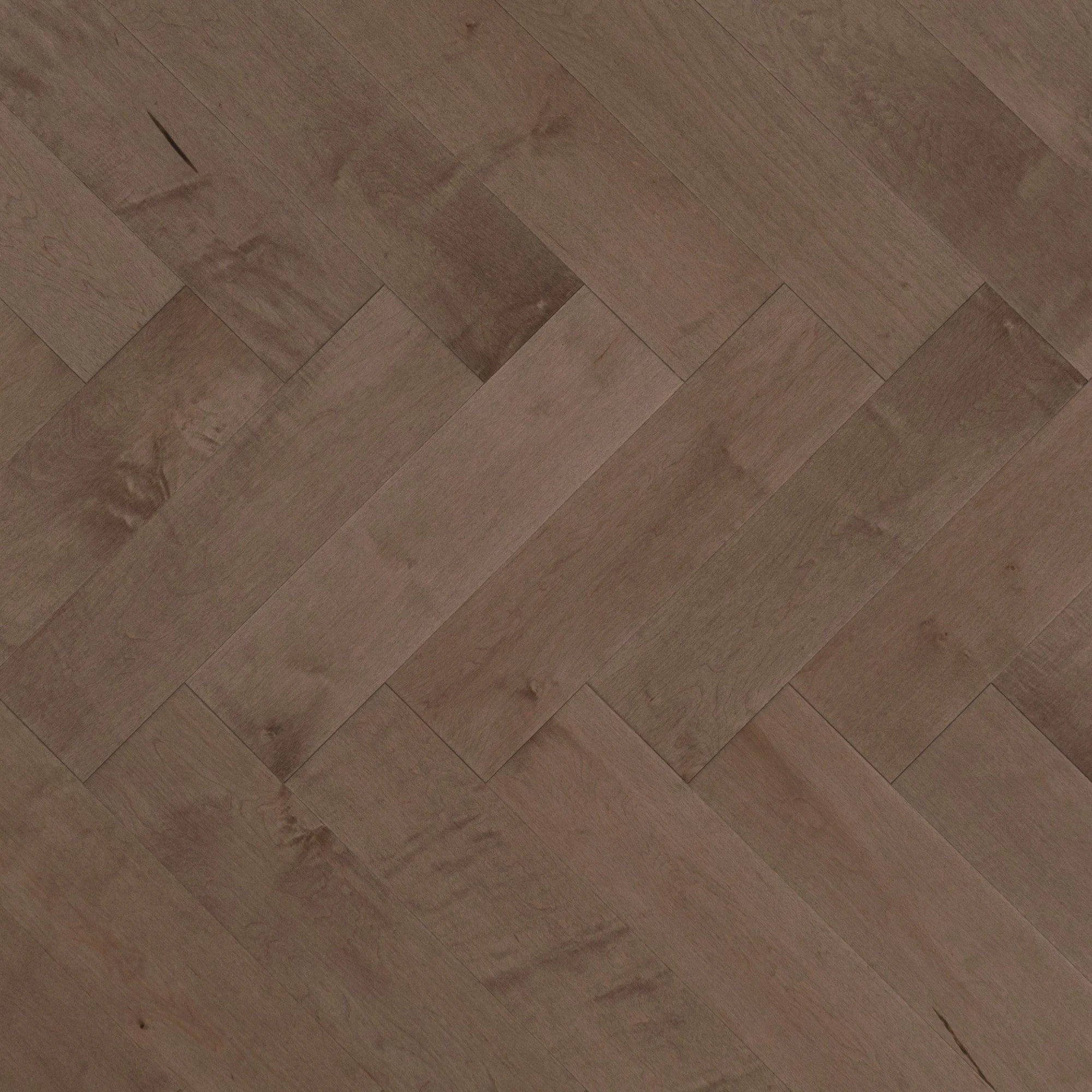Herringbone - Maple Greystone - Engineered Hardwood