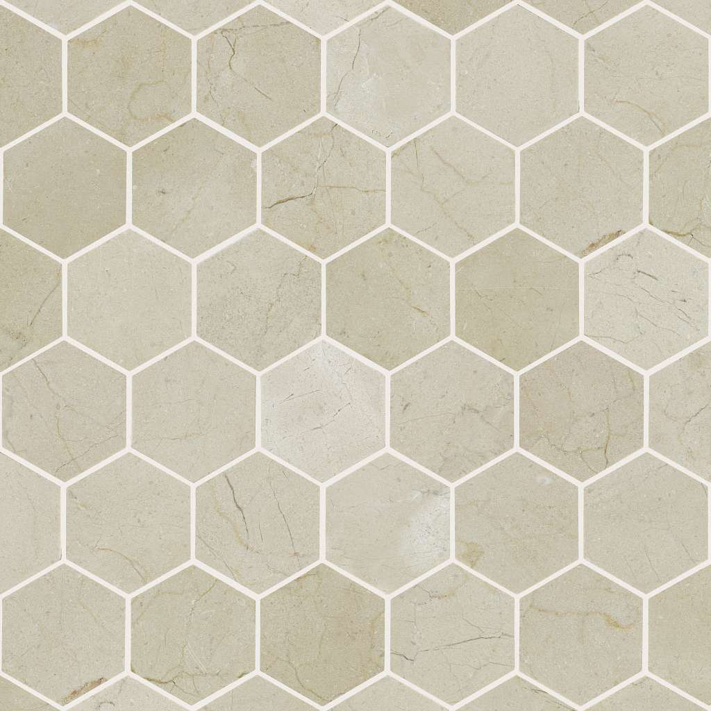 Pearl Mosaic Hex - Tile