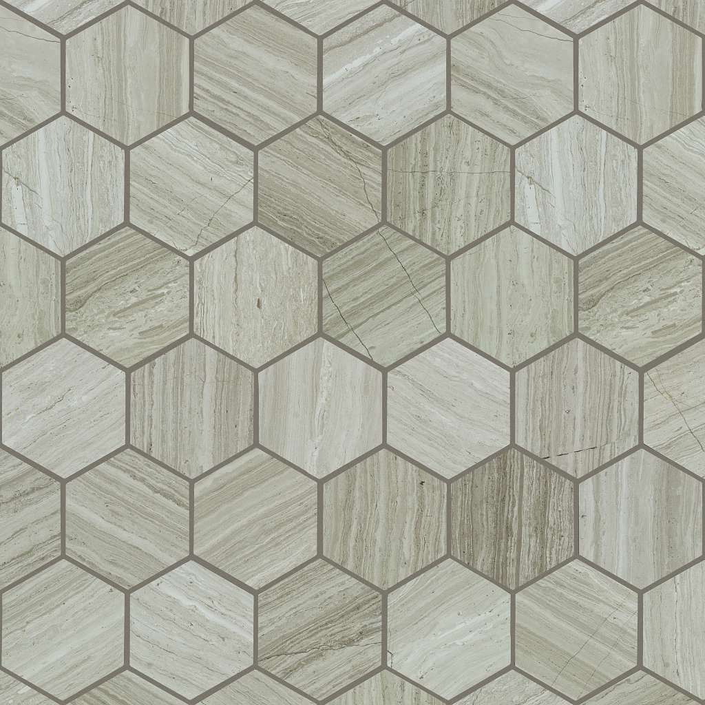Pearl Mosaic Hex - Tile