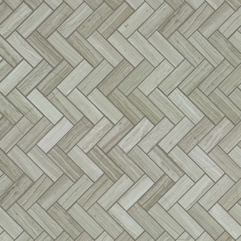 PEARL HERRINGBONE MOSAIC - Tile