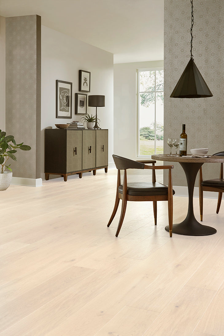 Euro Wide Plank - Snow  - Engineered Hardwood