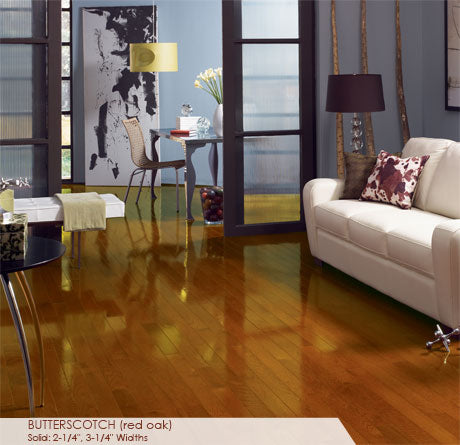 High Gloss - Butterscotch - Solid Hardwood